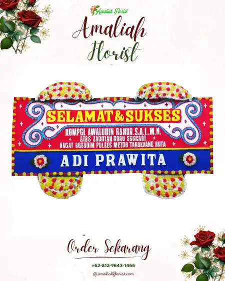 Papan Bunga Ucapan Selamat Puldama